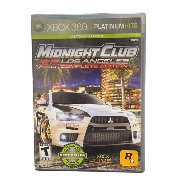 Xbox 360 Midnight Club Los Angeles Complete Edition Platinum Hits - Picture 1 of 4